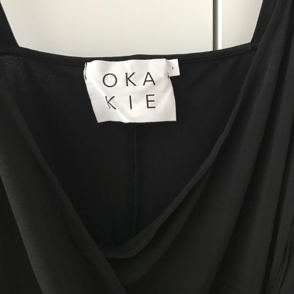 Okakie Assymetrical Wrap Dress - Picture 2 of 7